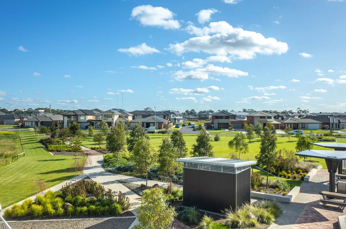 A landscaped Ingles Group community